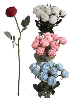 Róża na łodydze retro KDGA989 35cm
