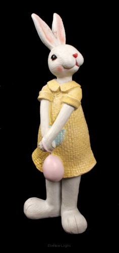 Zajęczyca figurka z tworzywa sztucznego w żółtej sukience WIP-94-00511-21 26cm