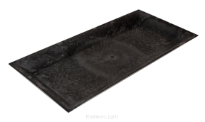 Patera z tworzywa sztucznego czarna 36x17cm P0023-3617