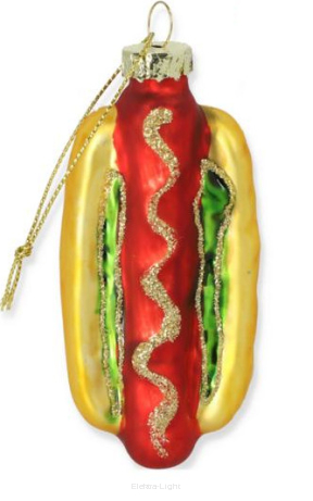 Bombka szklana hot-dog SYCM200546